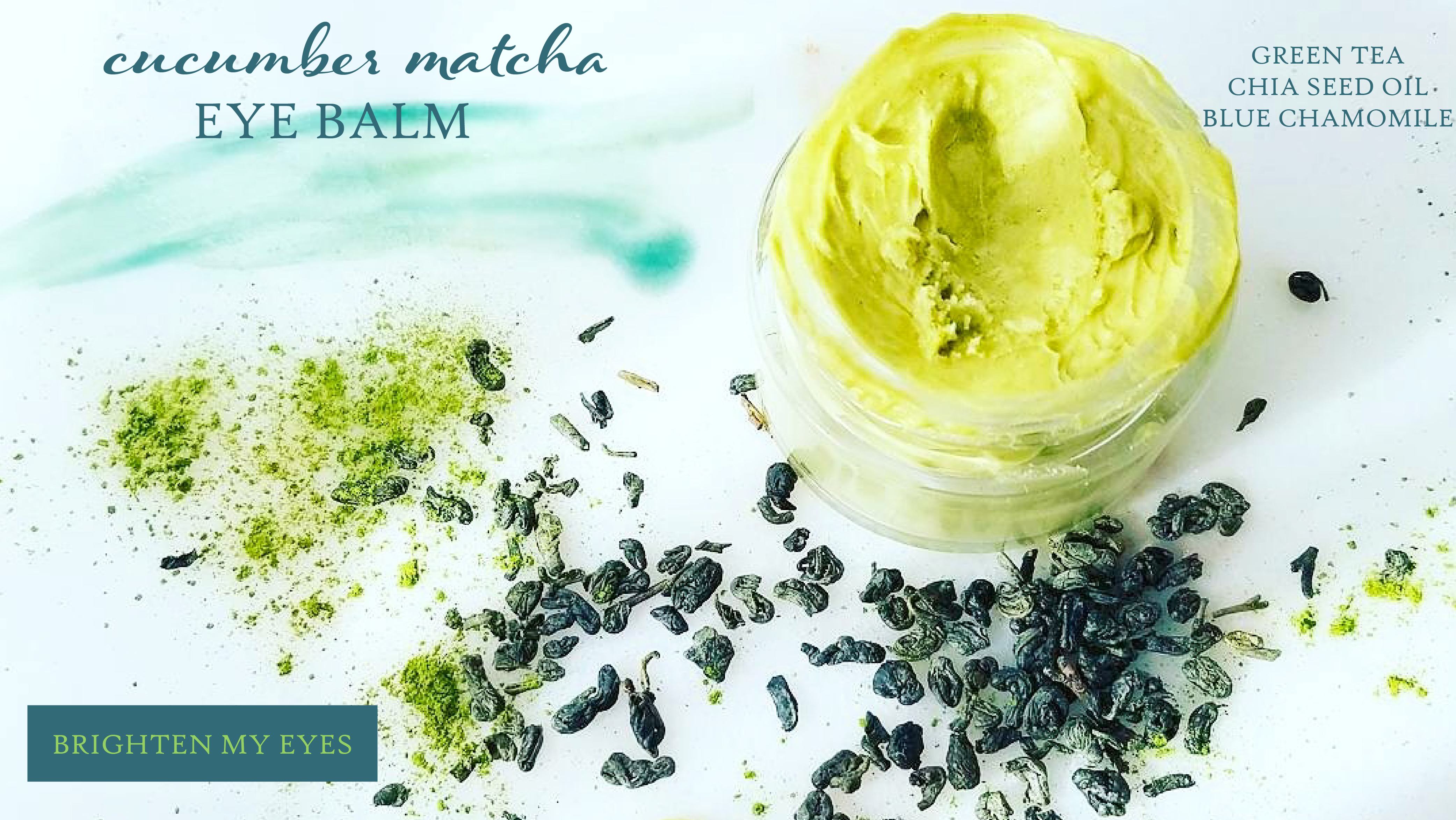 cucumber matcha eye balm