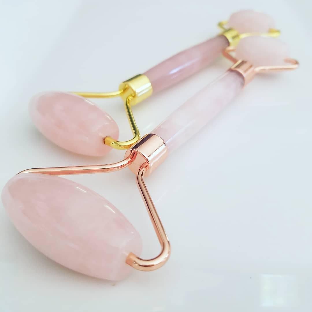 rose quartz rollers